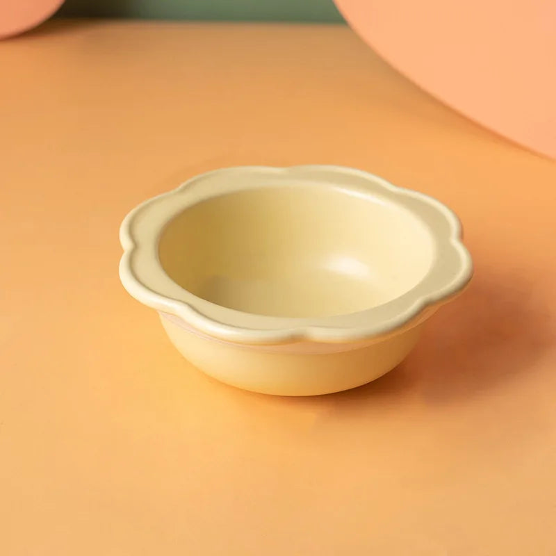 Cat Ceramic Bowl 3 in 1Multifunctional Pet Food Water Snack Plates Bowls Small Dogs Meal Plate and Water Bowl Combination Set