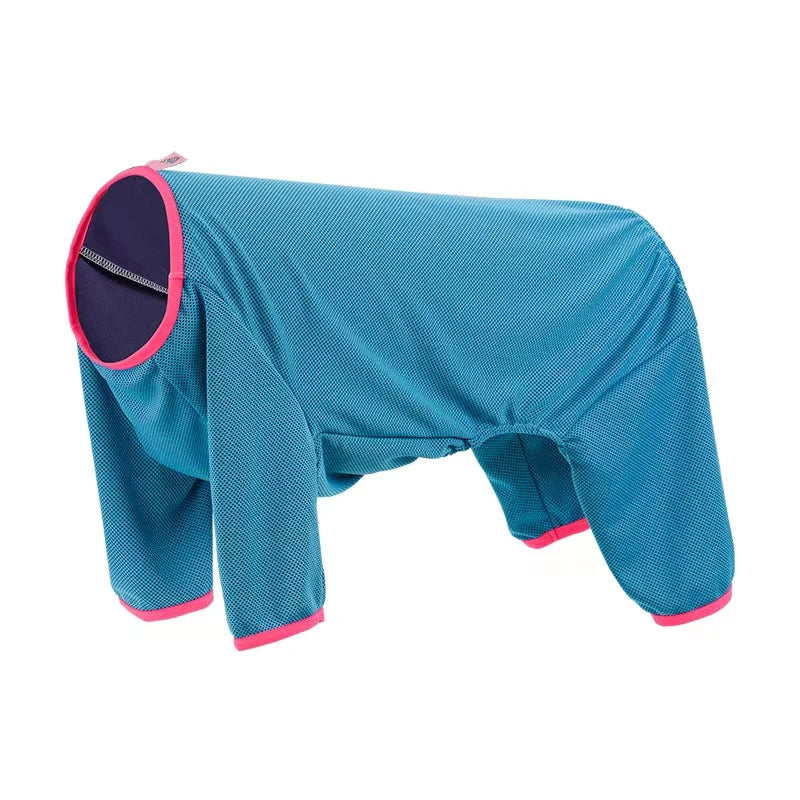 Summer Outfit Big Large Dog Jumpsuit for Schnauzer Corgi Husky Labrador Golden Retriever Dobermann Bull Terrier Dog Clothes